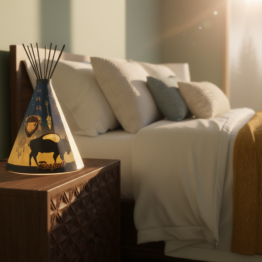 Lonely  Buffalo Lantern