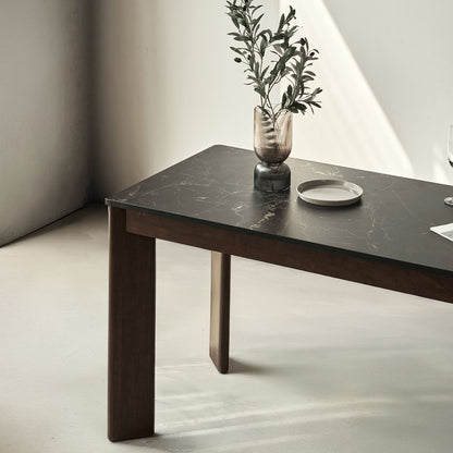 Scania Faux Marble Top Dining Table