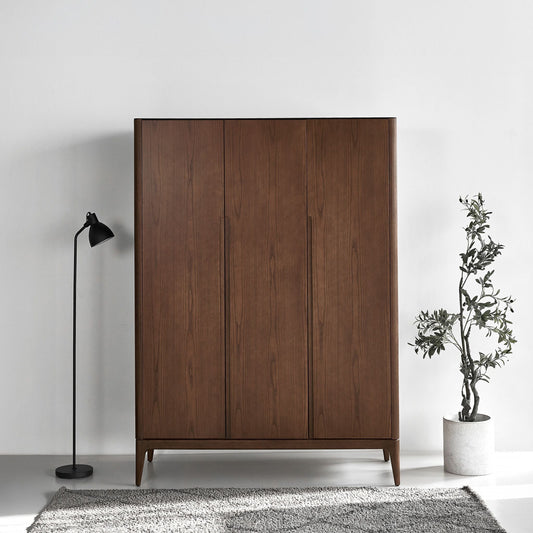 Scarlet European Ash Wood Wardrobe