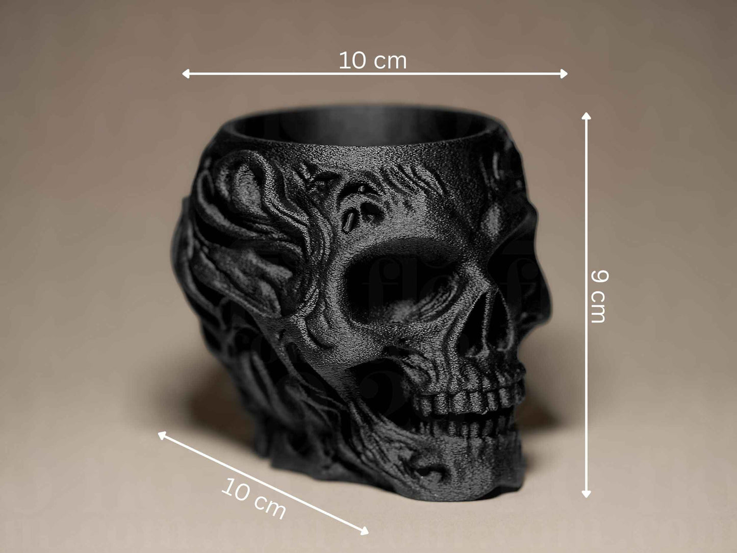 Skull Pen holder - Gothic Skull Series