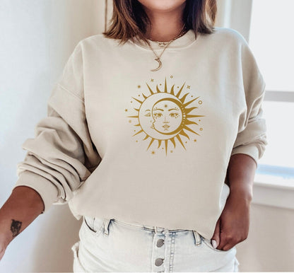 Sun and Moon Yin Yang Sweatshirt