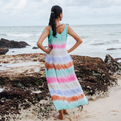 Stripey Dress - Rainbow