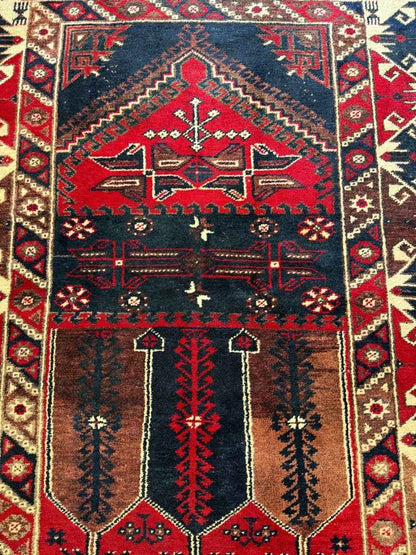 Turkish Konya Rug | 4' 2" x 6' 6"