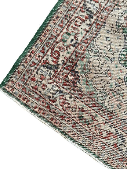 Vintage Turkish Oushak Rug | 9’ 1" x 5’ 6”