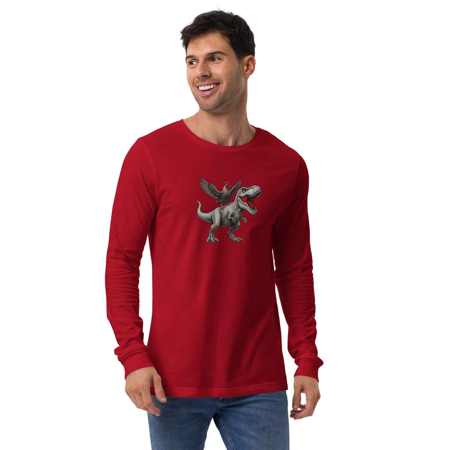 Chickasaurours Unisex Long Sleeve Tee