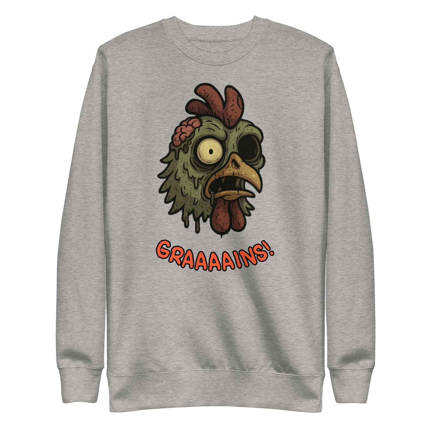 Halloween Zombie Chicken Unisex Premium Sweatshirt