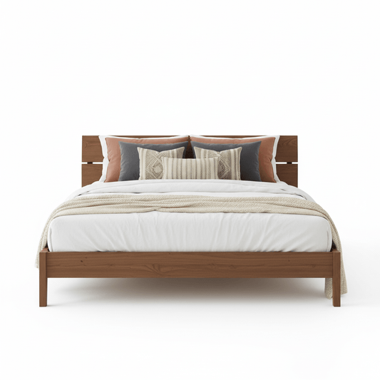 Vline 601 Acacia Wood Bed Frame