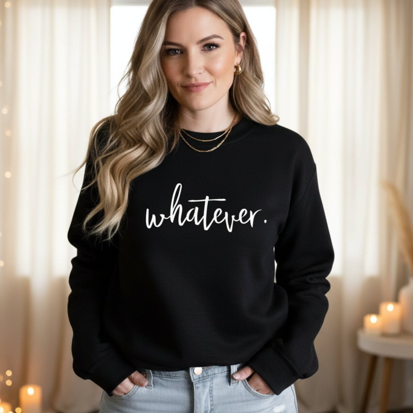 Whatever Pullover Sweatshirt